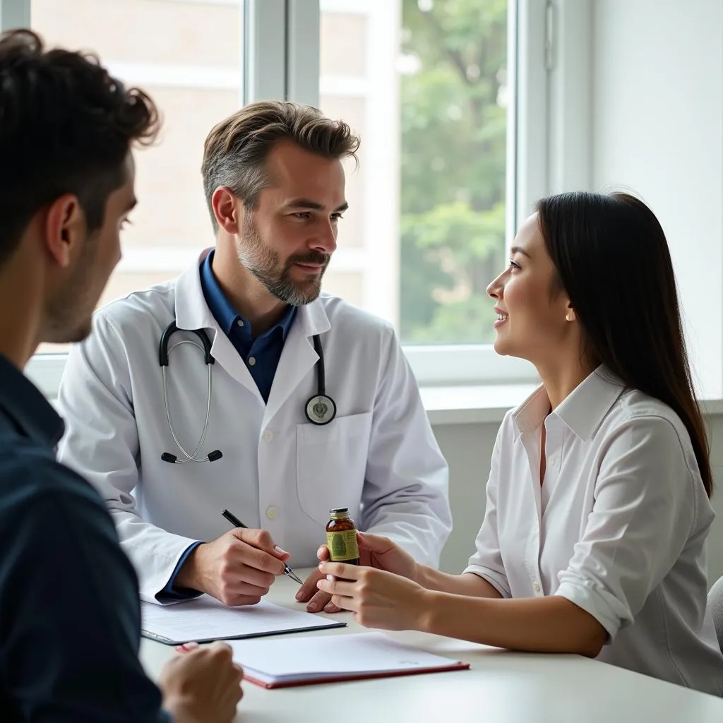 Doctor Consulting Patient about Medical Cannabis