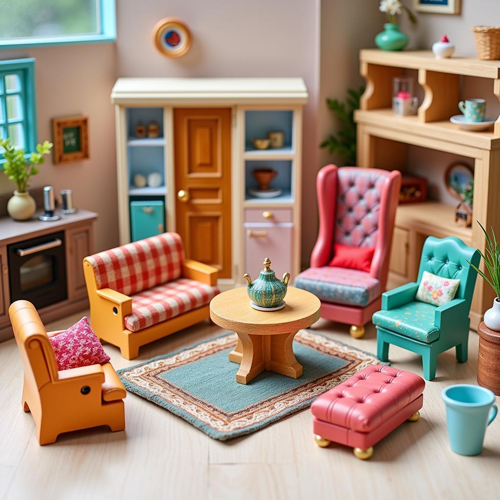 Dollhouse Accessories Set