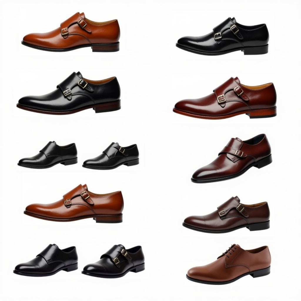 Different Styles of Double Monk Strap Shoes