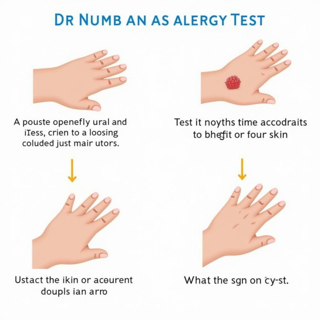 Performing an Allergy Test with Dr Numb Cream