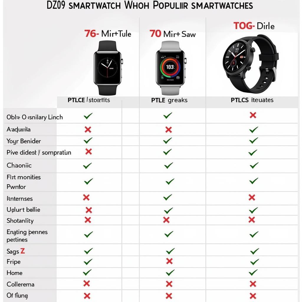 DZ09 Smartwatch Compared to Other Smartwatches in the Market