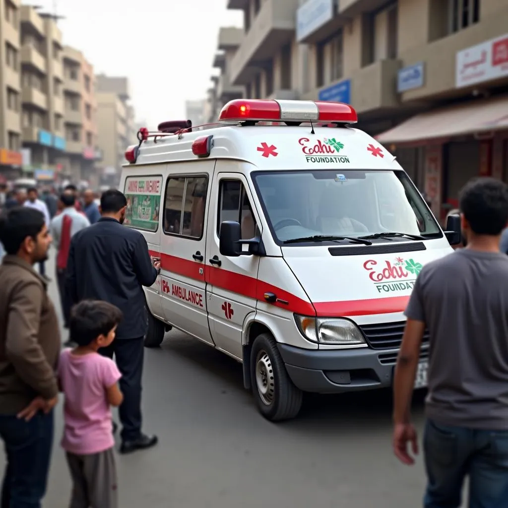 Edhi Foundation Ambulance