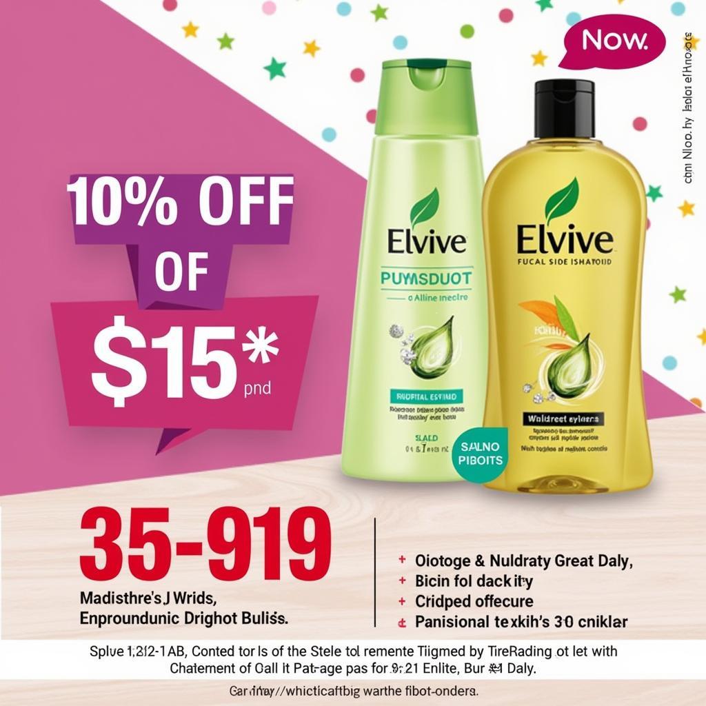 Elvive Shampoo Promotions in Pakistan