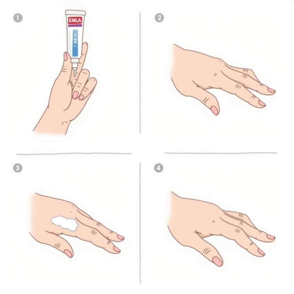 Applying EMLA Cream Correctly