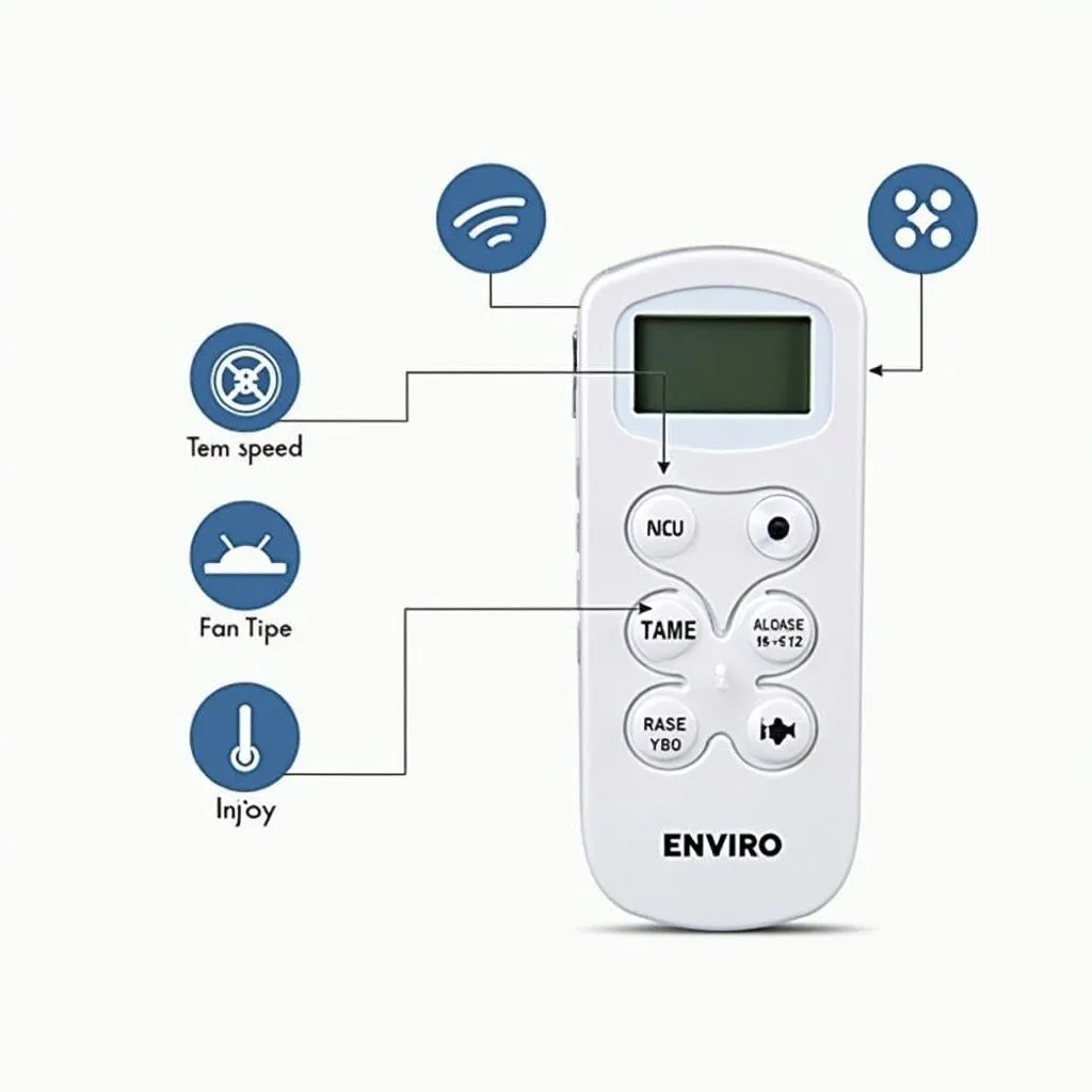 Enviro inverter AC remote control