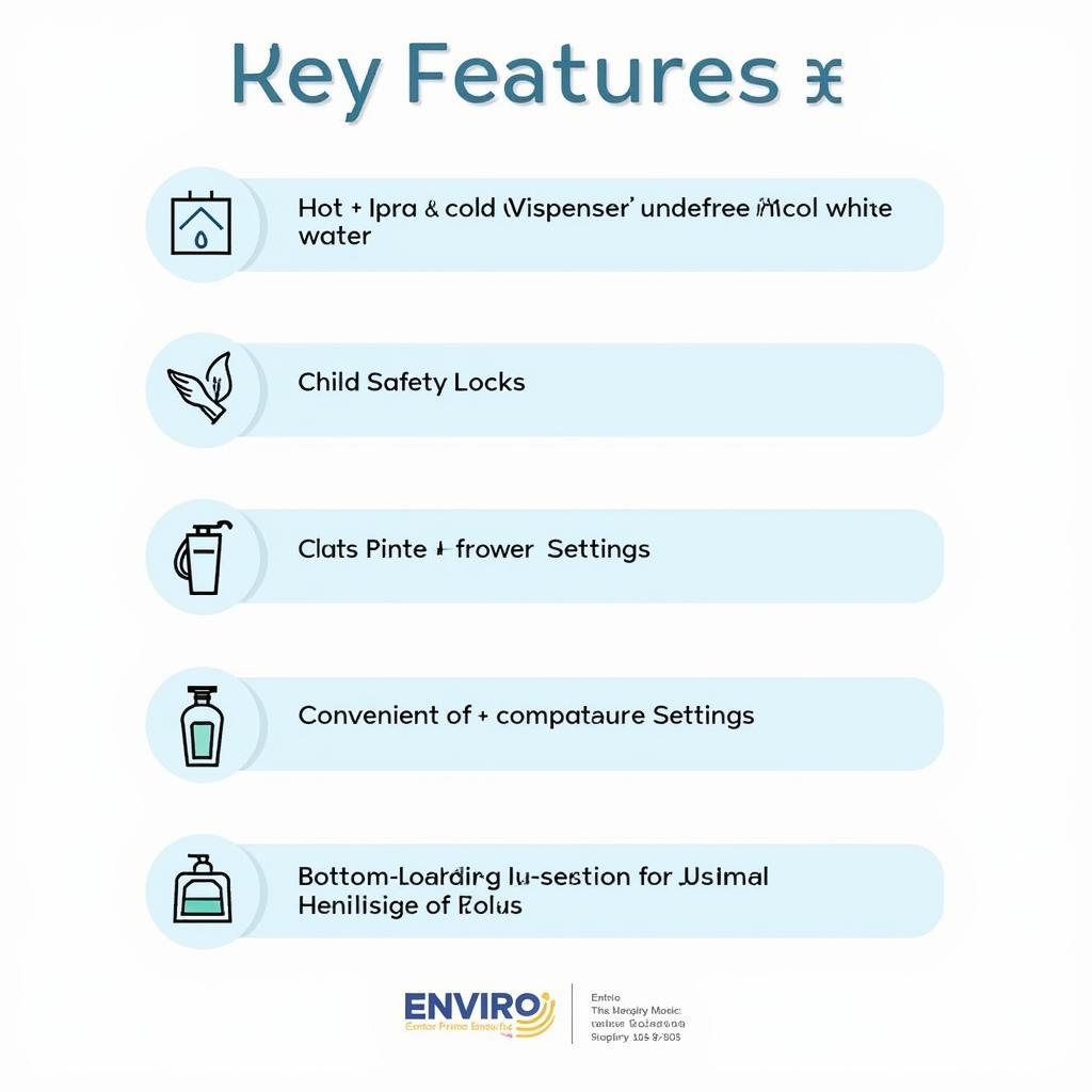 Enviro Water Dispenser Features and Benefits