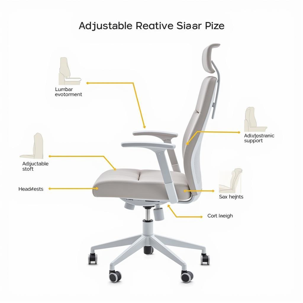 Ergonomic Executive Chair with Adjustable Features for Personalized Comfort