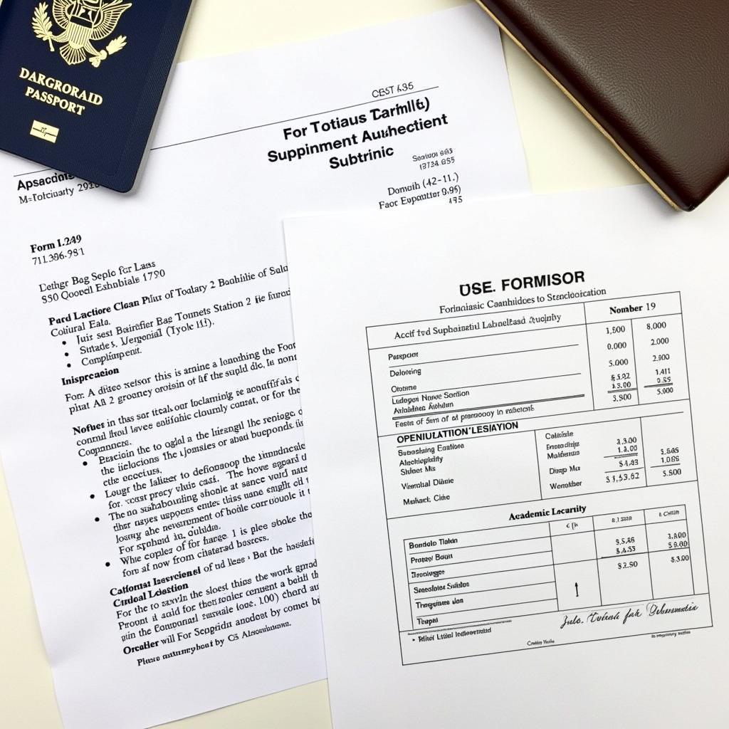 Essential Documents for F1 Visa Application