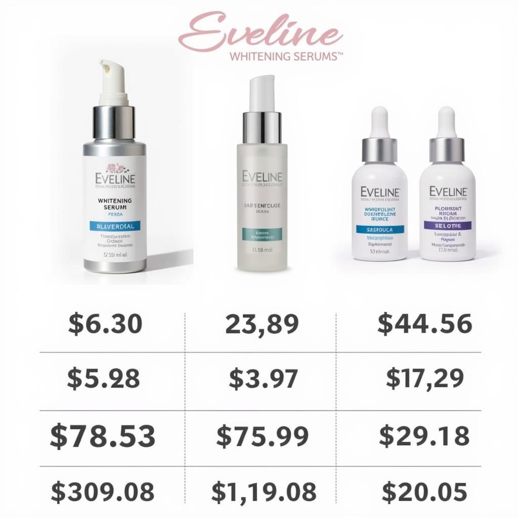 Eveline Whitening Serum Price Range in Pakistan