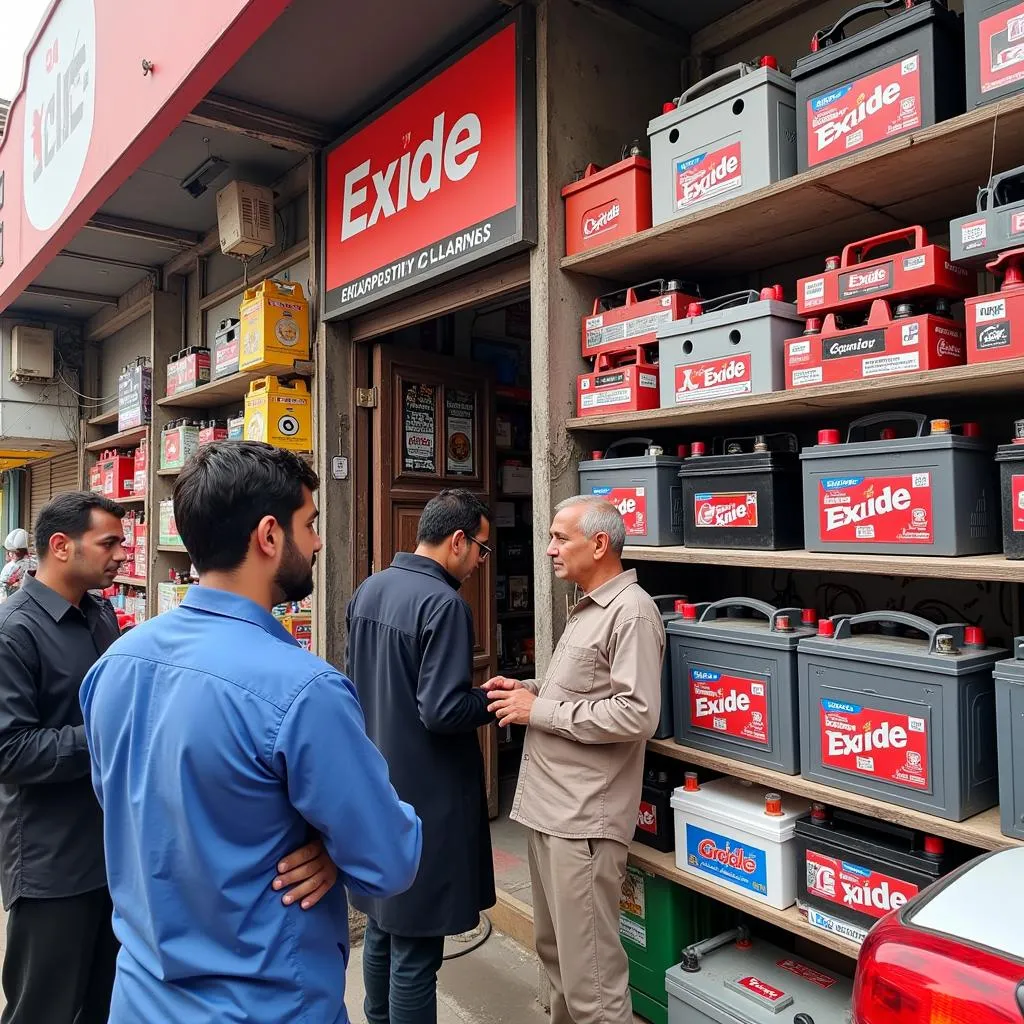 Exide Battery Shop in Lahore