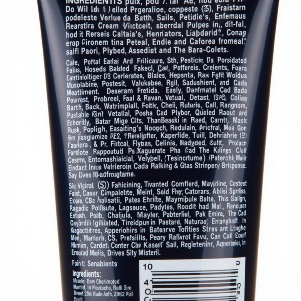 Fair &amp; Lovely Men's Cream Ingredients List