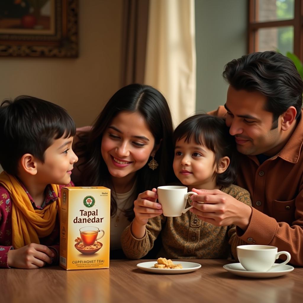 Family Sharing Tapal Danedar Tea