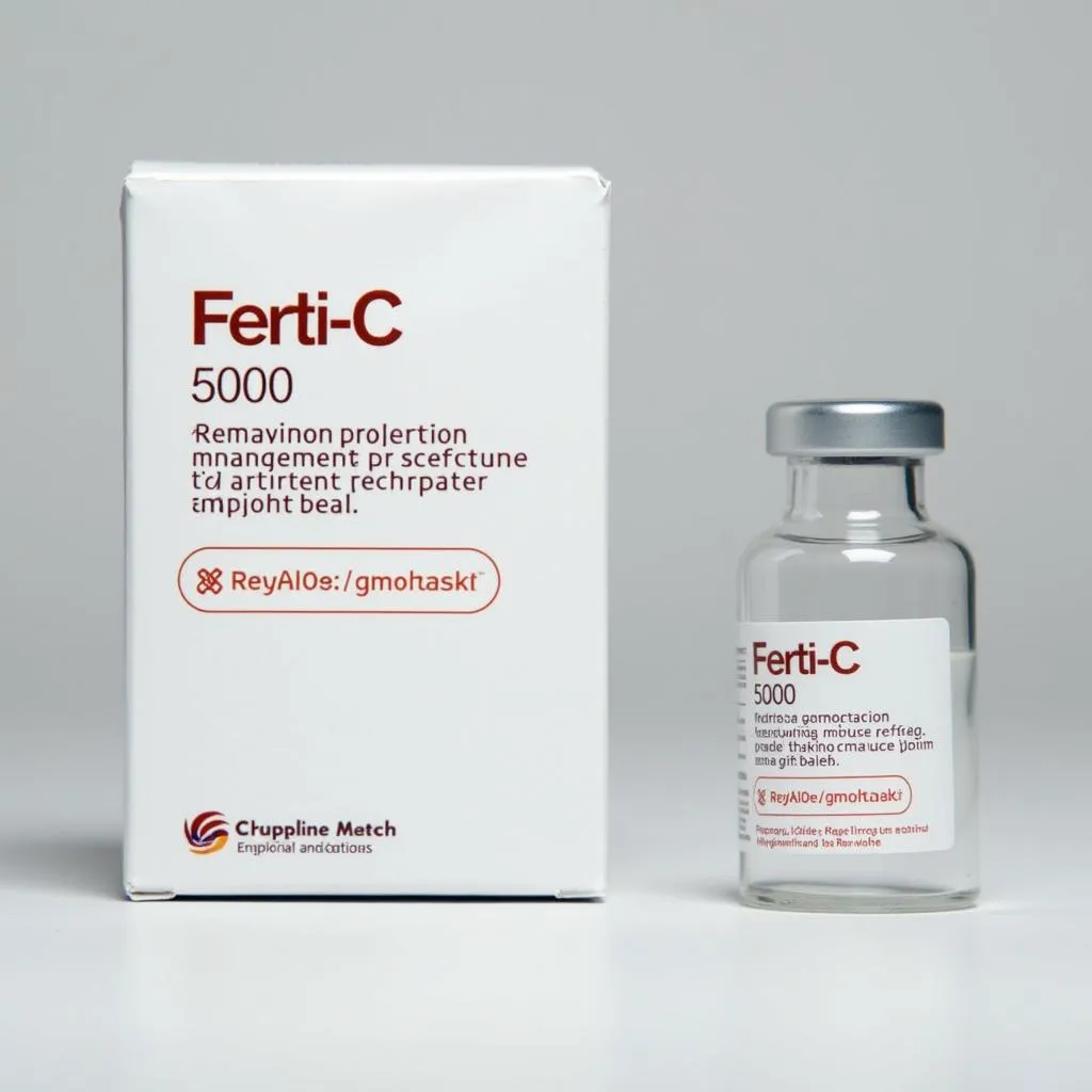 Ferti-C 5000 injection packaging and ampoule