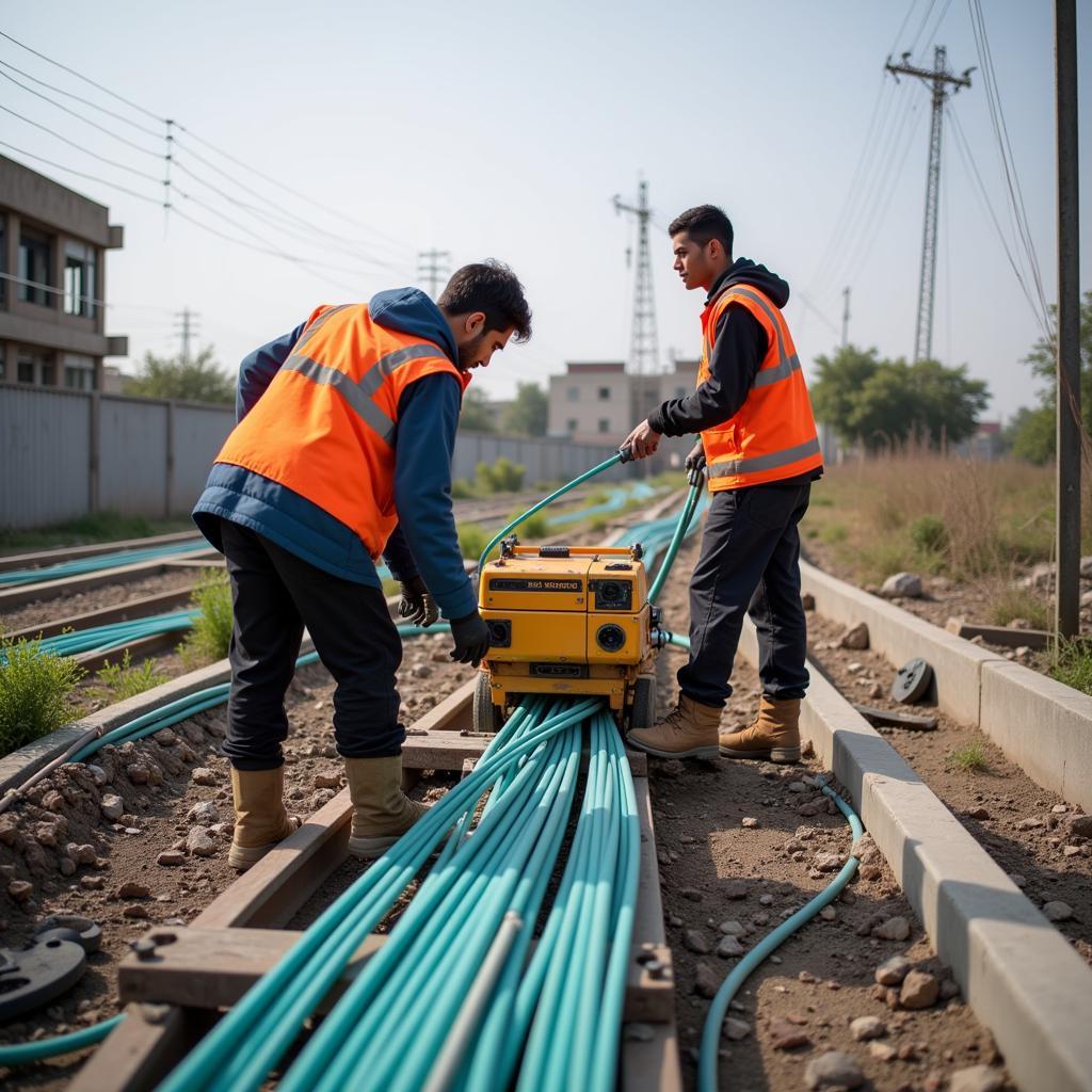 Fiber Optic Cable Installation in Pakistan