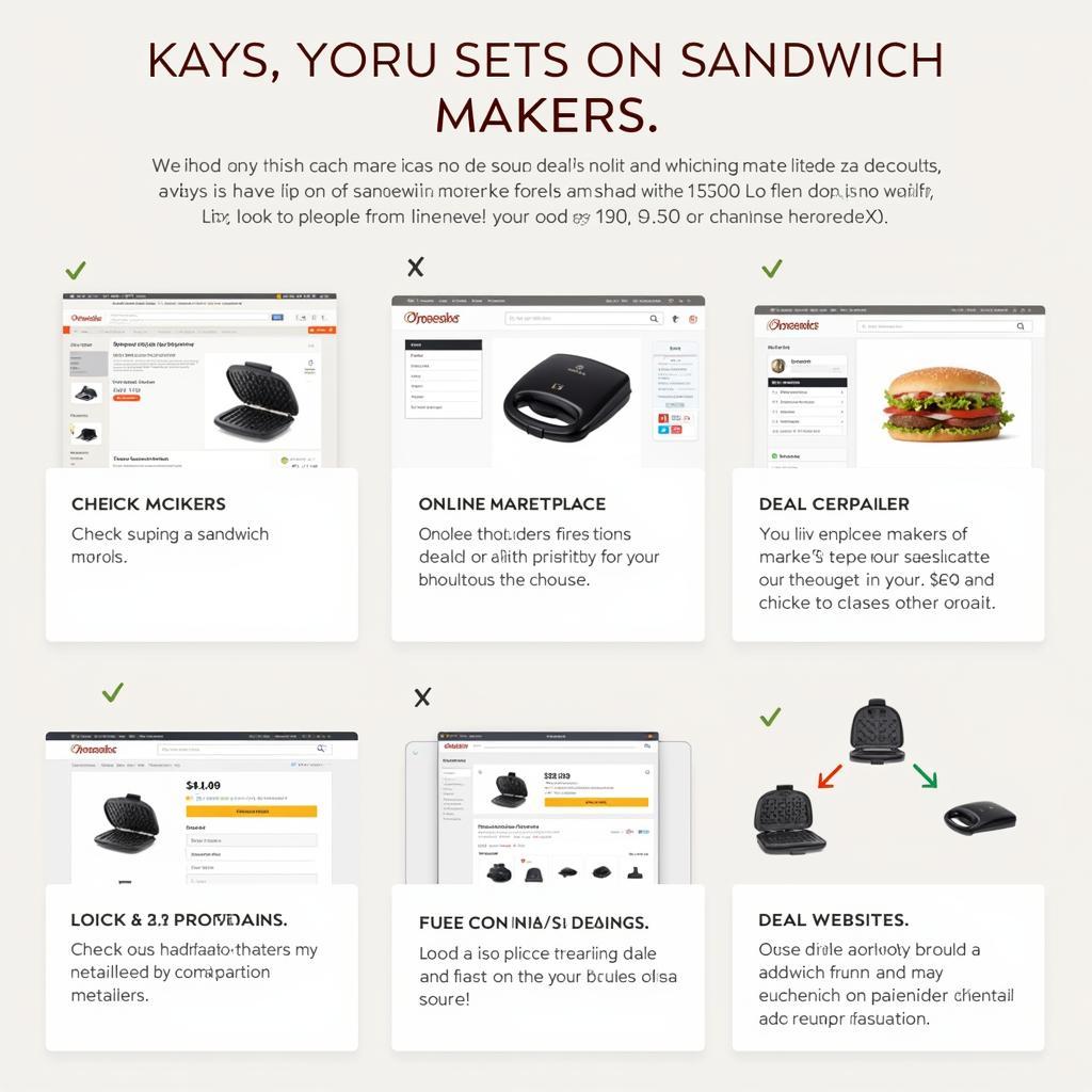 Tips for finding deals on sandwich makers