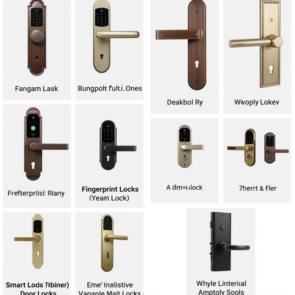 Fingerprint Door Lock Types