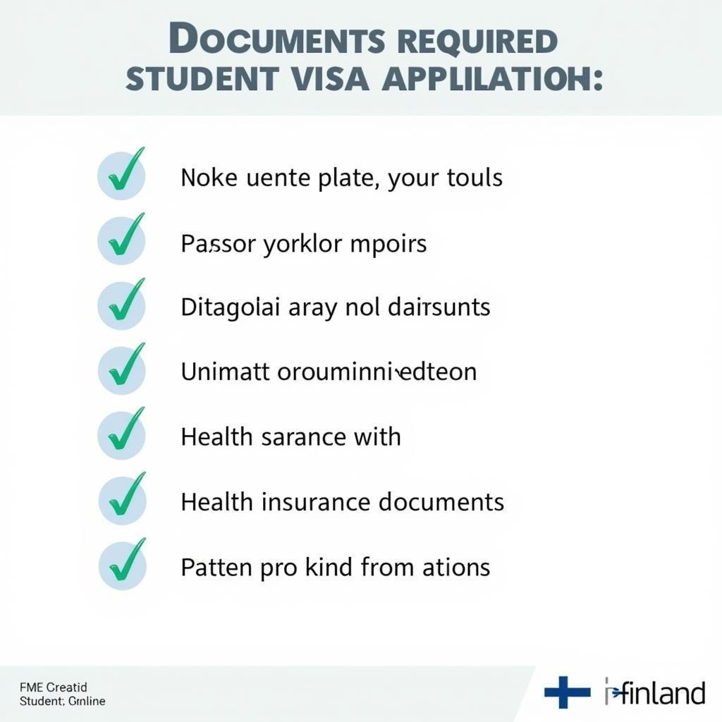 Finland Student Visa Requirements Document Checklist