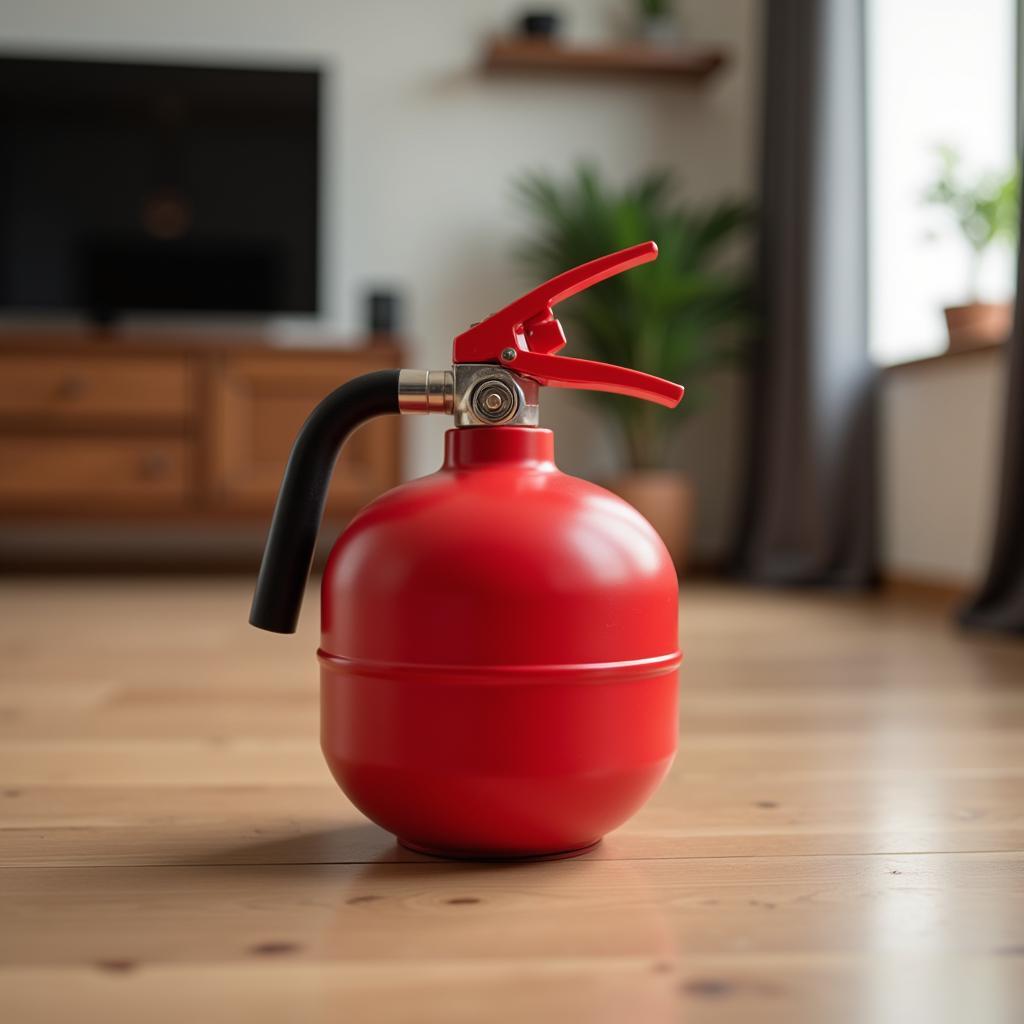 Fire Extinguisher Ball in Home