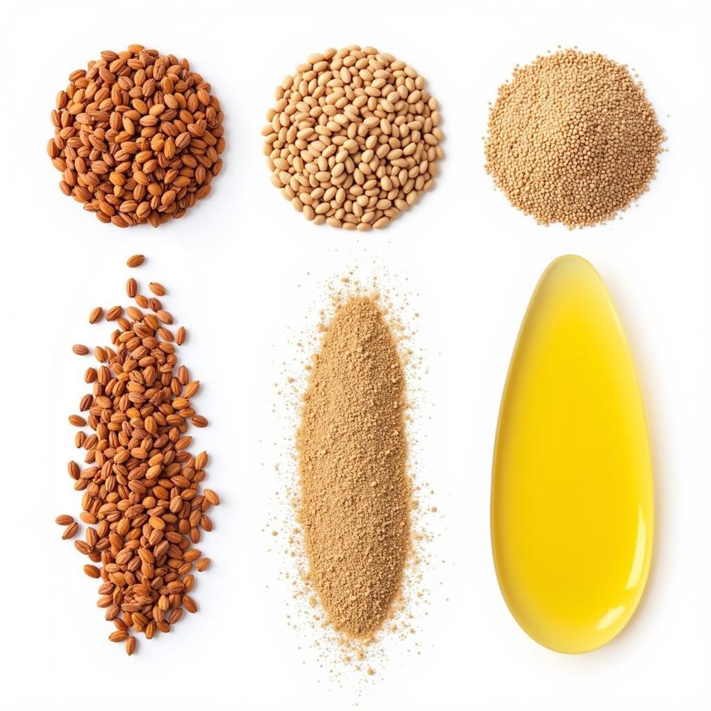 Flax Seeds in Different Forms