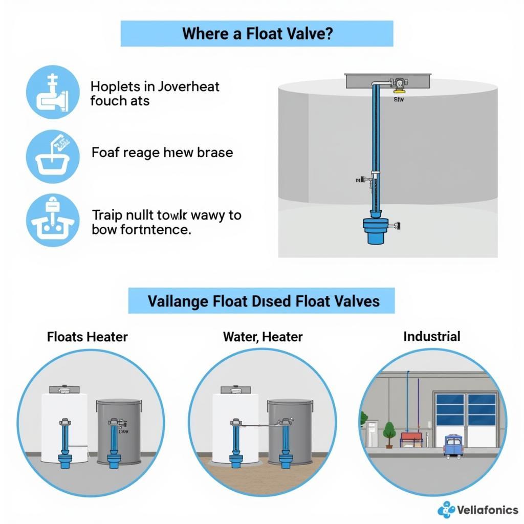 Various applications of float valves