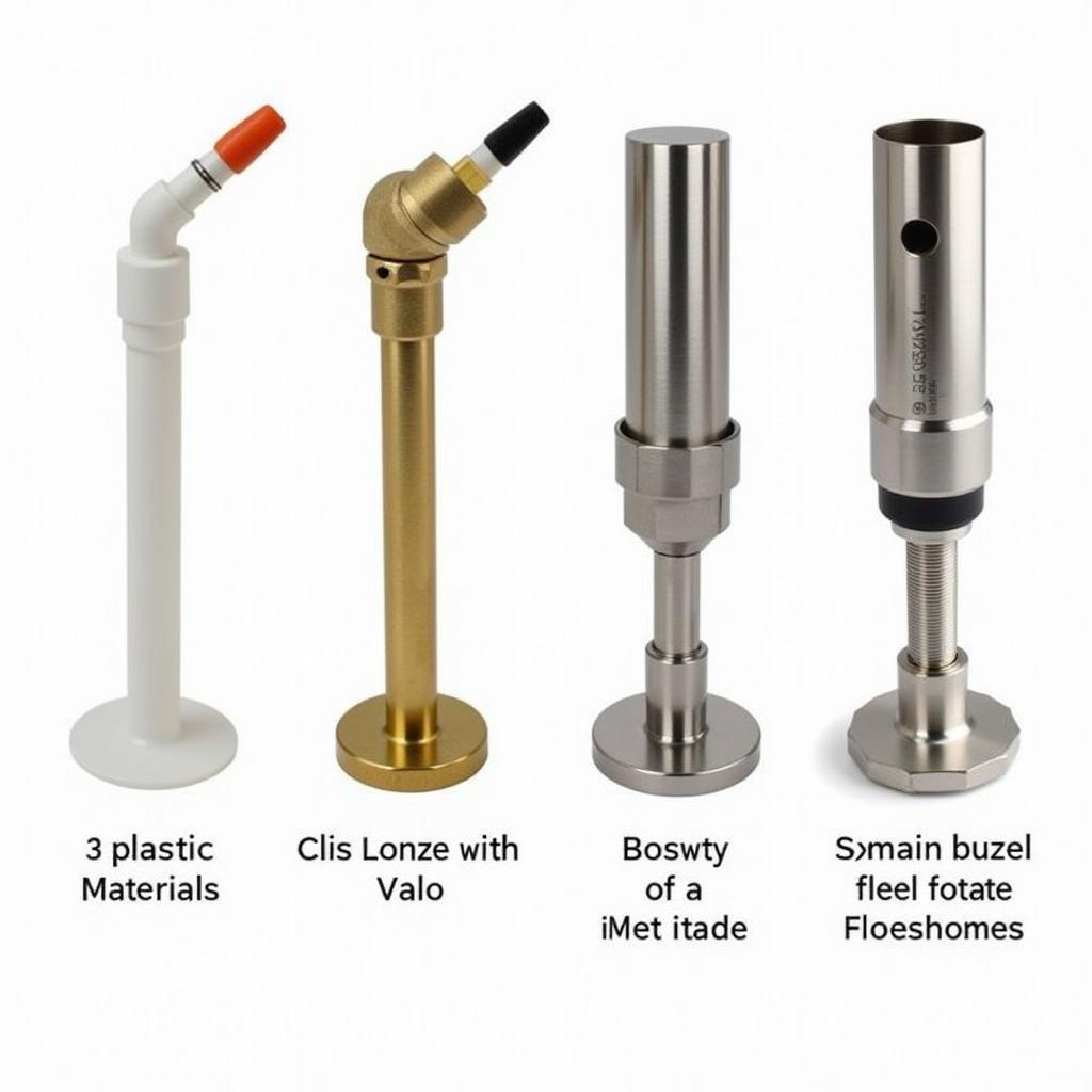 Comparison of float valve materials