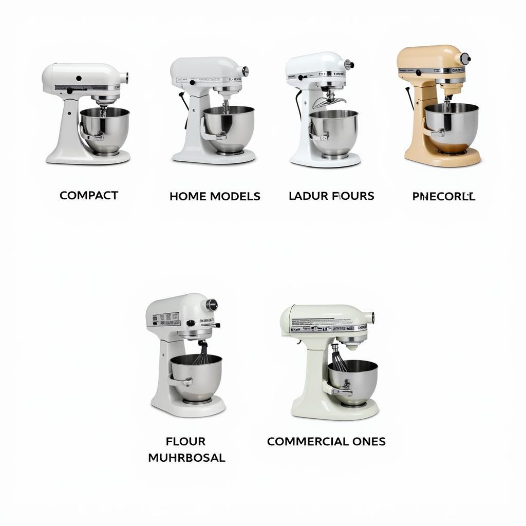 Types of Flour Kneading Machines