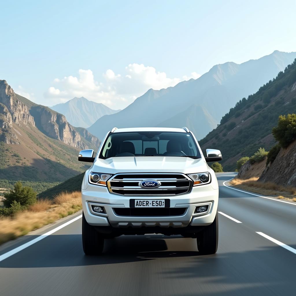 Ford Everest on a Road Trip in Pakistan