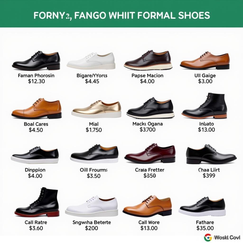 Formal Shoes Price Range in Pakistan