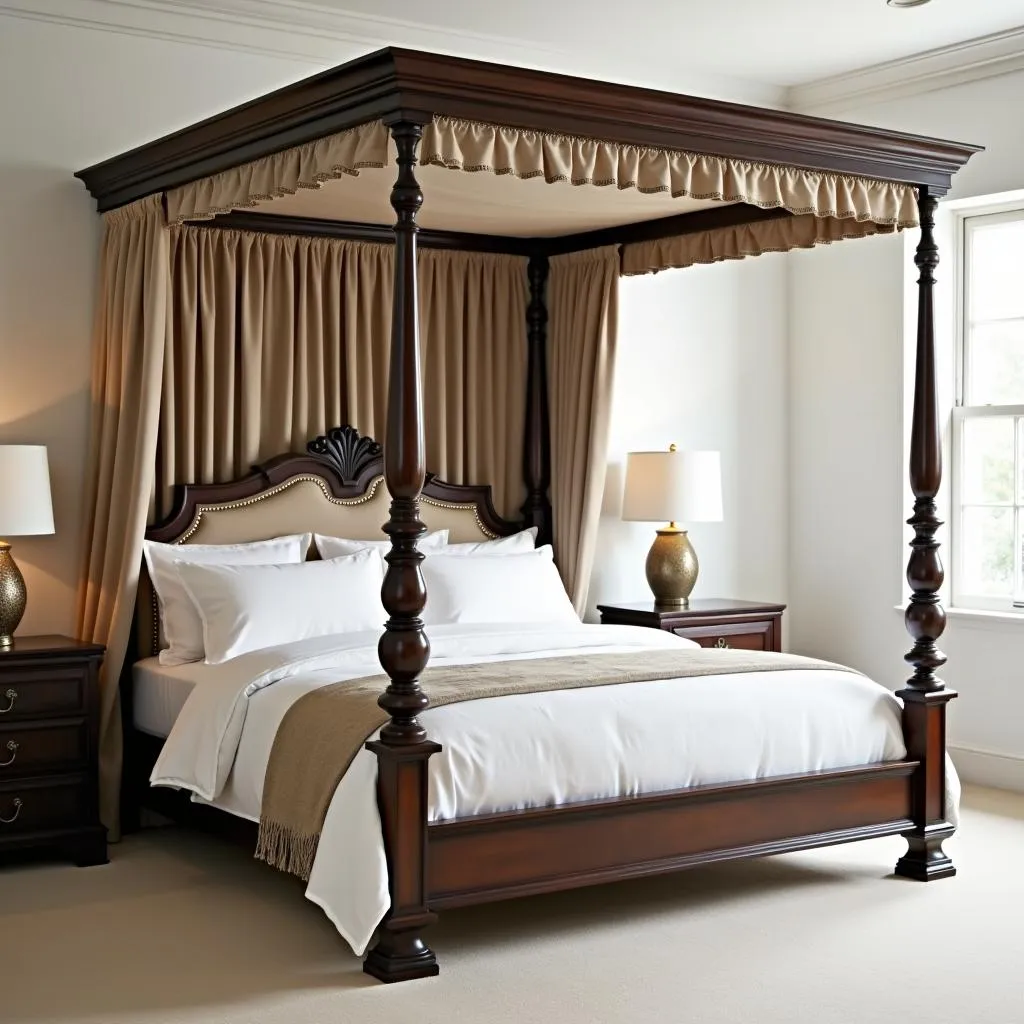 Four Poster Bed Canopy Design Ideas