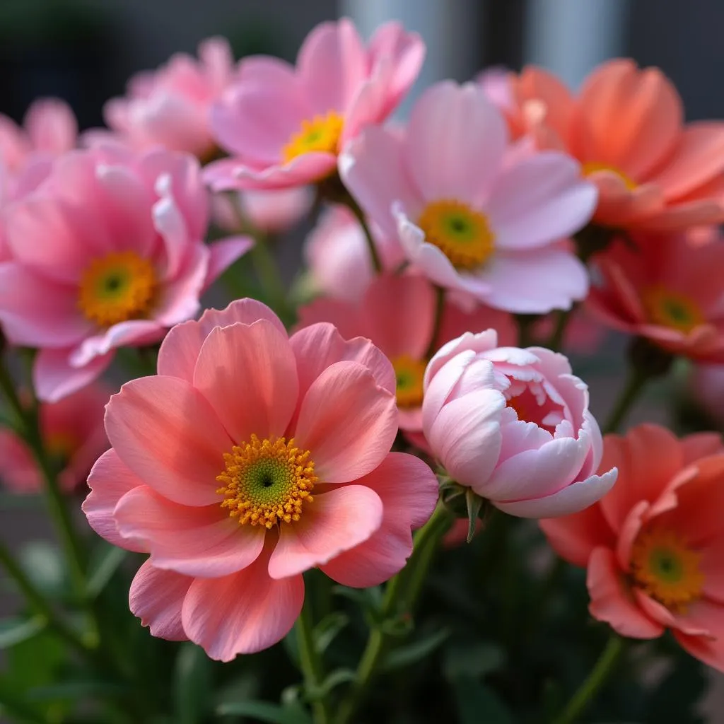 Aromatic stocks in full bloom during winter