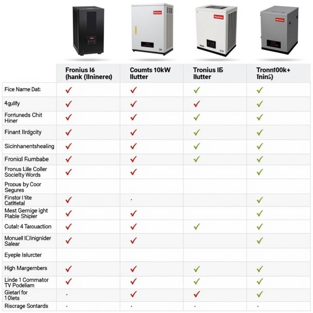 Fronius 10kW Inverter Models Comparison