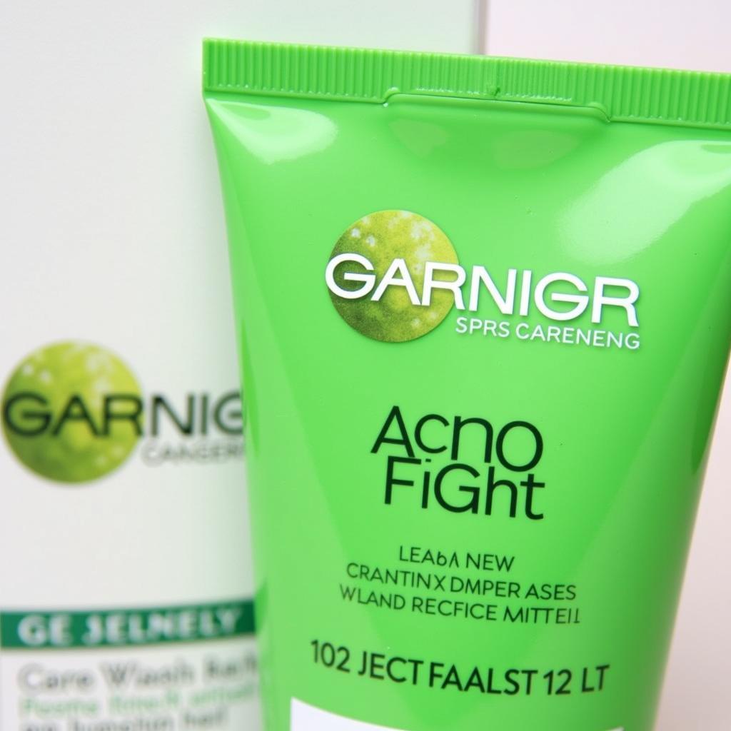 Garnier Acno Fight Face Wash Packaging