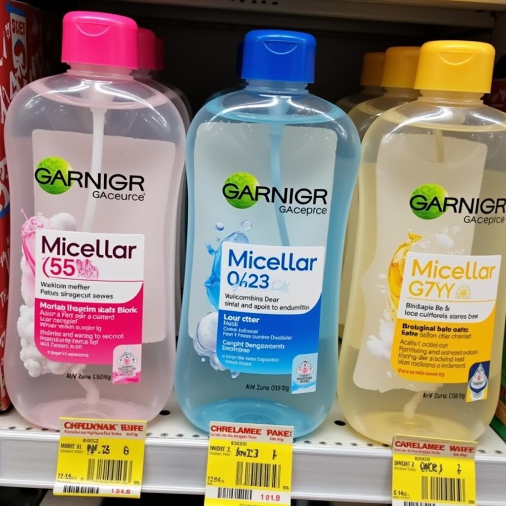 Garnier Micellar Water Variants in Pakistani Market