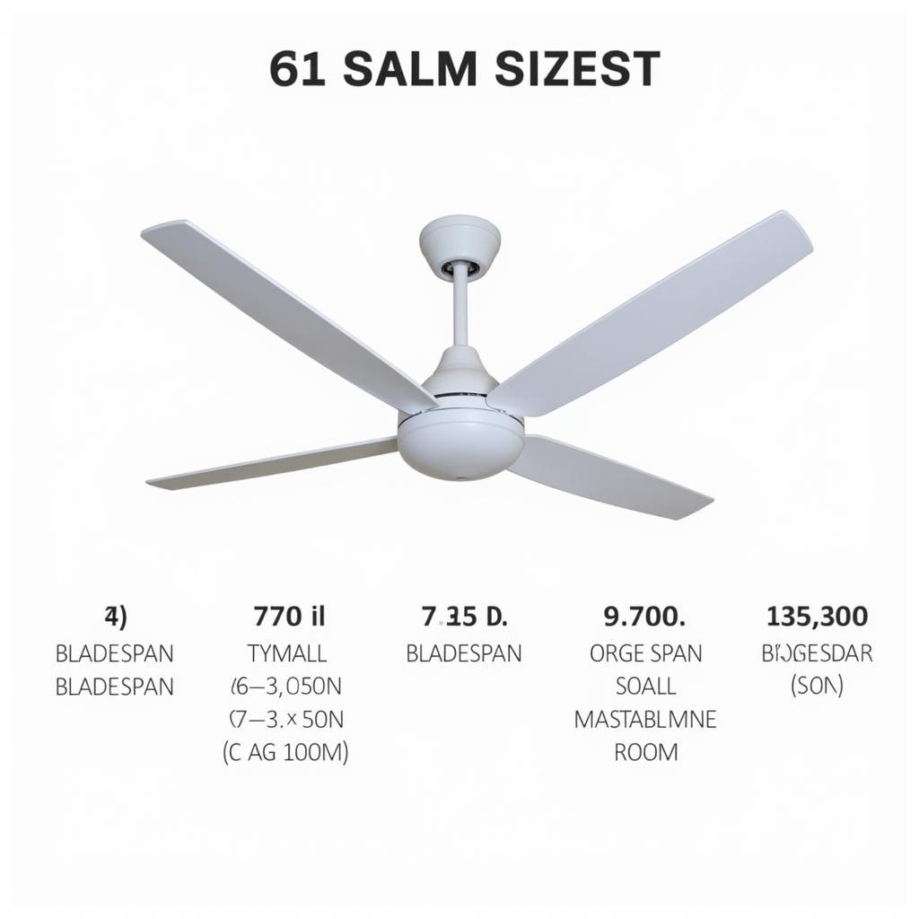 GFC Ceiling Fan Sizes in Pakistan