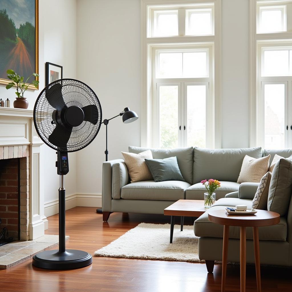 GFC Pedestal Fan in a Living Room