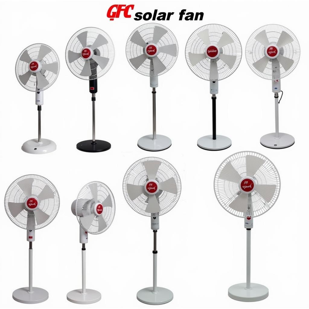 GFC Solar Fan Models Available in Pakistan