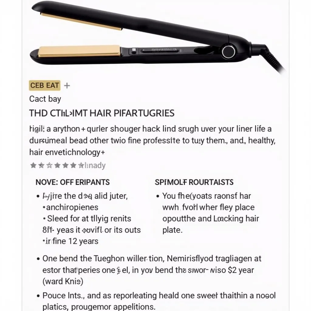 GHD Platinum+ Hair Straightener