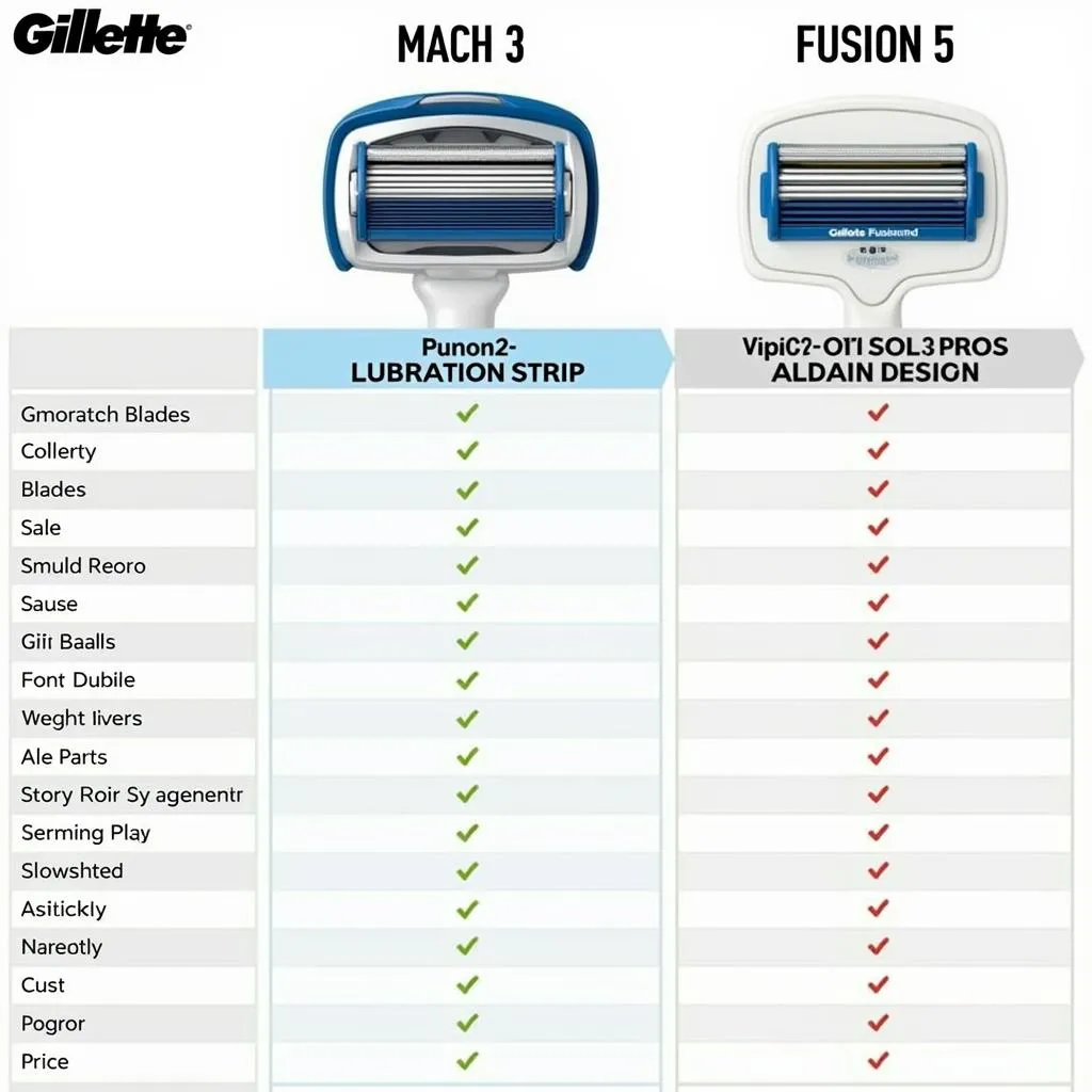 Comparing Gillette Mach3 and Fusion5 in Pakistan