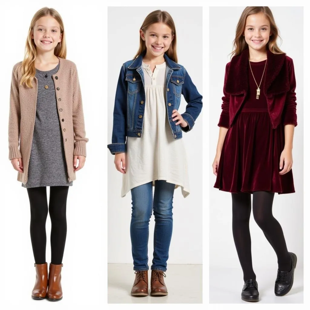 Girls Winter Layering Outfit Ideas