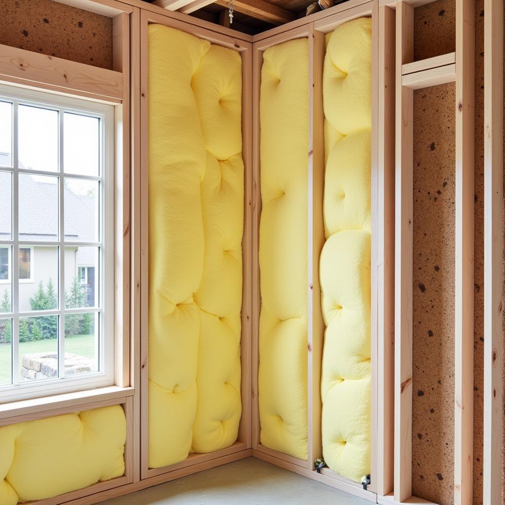 Glass Wool Insulation in Residential Building