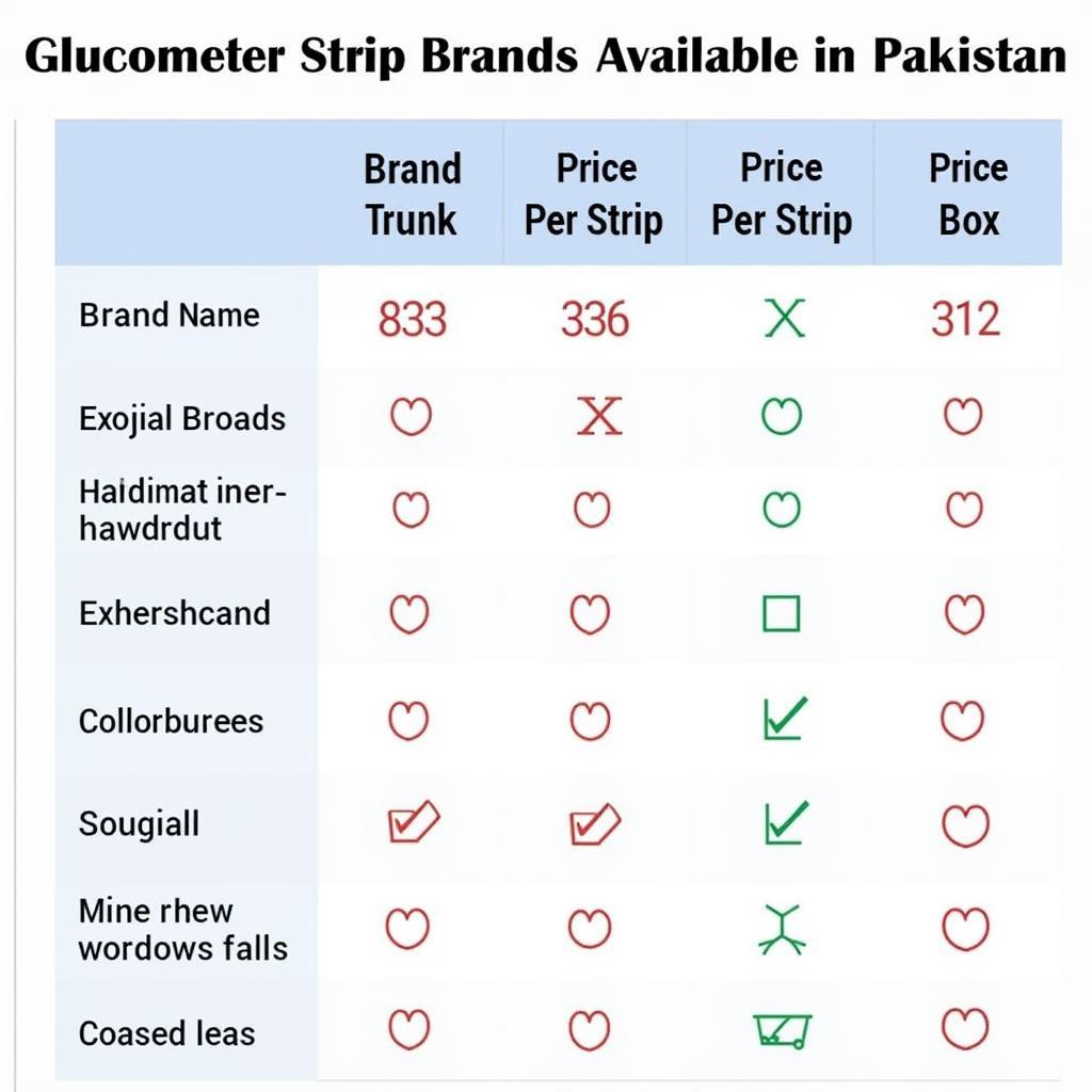 Glucometer Strips Price Comparison in Pakistan