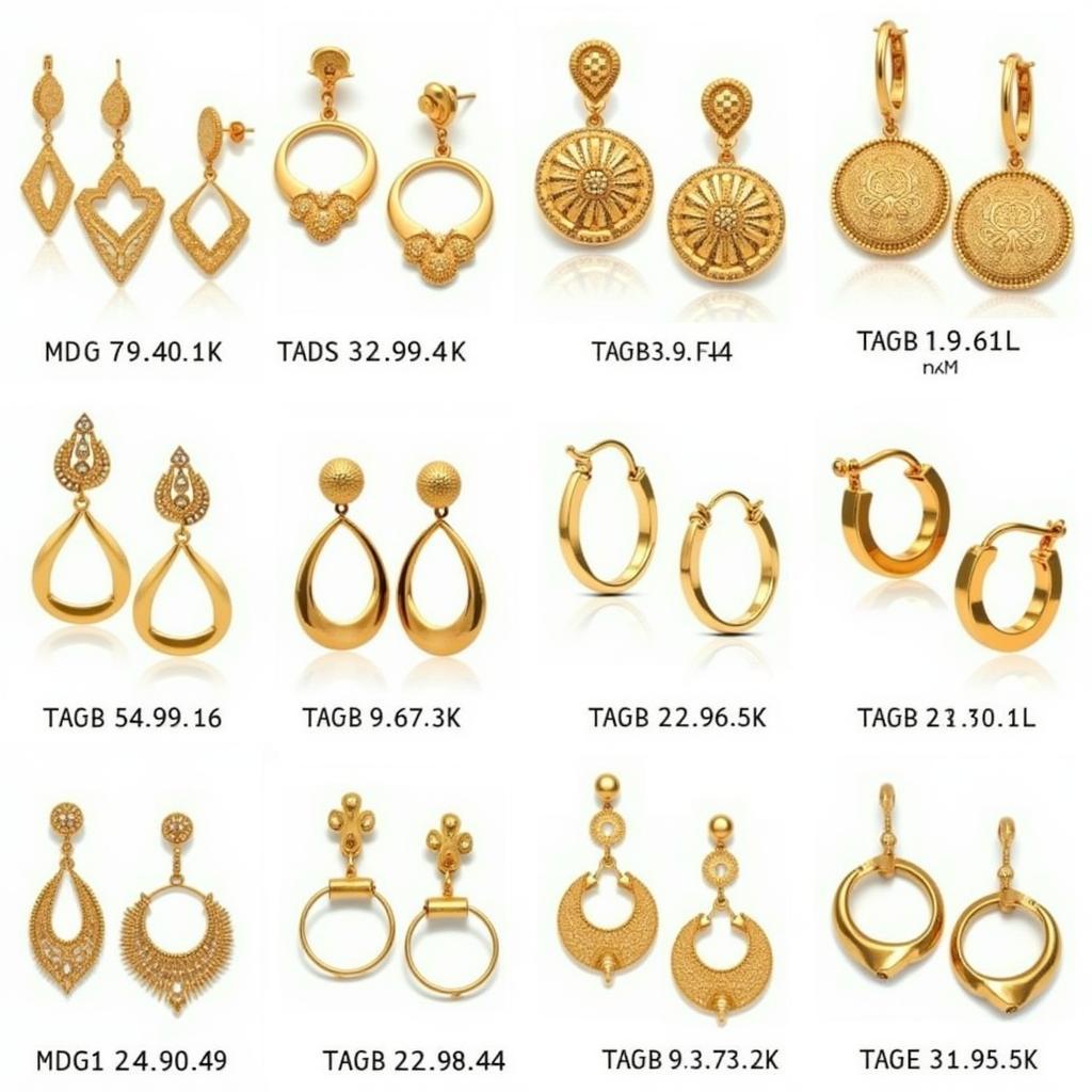 Gold Bali Earrings Price Guide in Pakistan