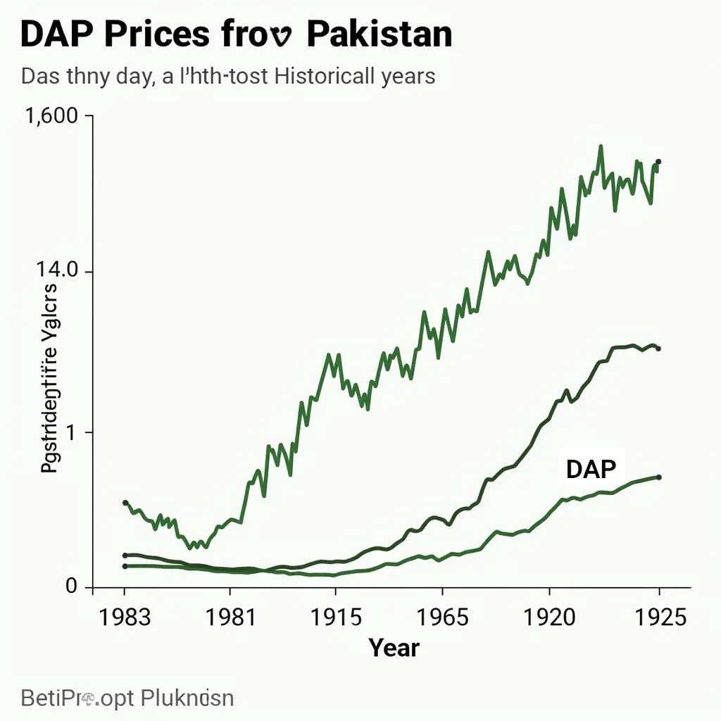 Graph Depicting DAP Price Trends in Pakistan