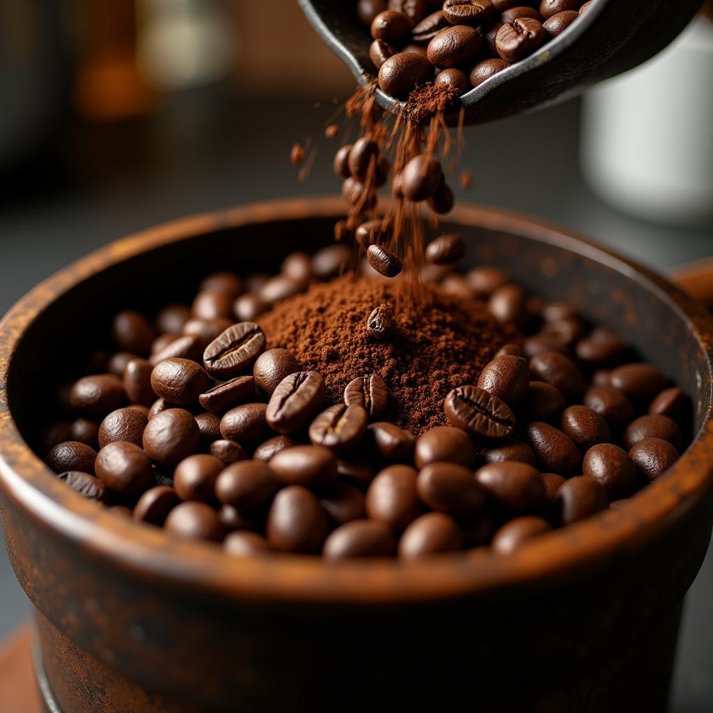 Grinding Coffee Beans in Pakistan