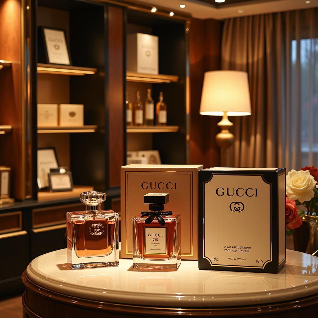 Gucci Perfume Gift Set Display in Pakistan