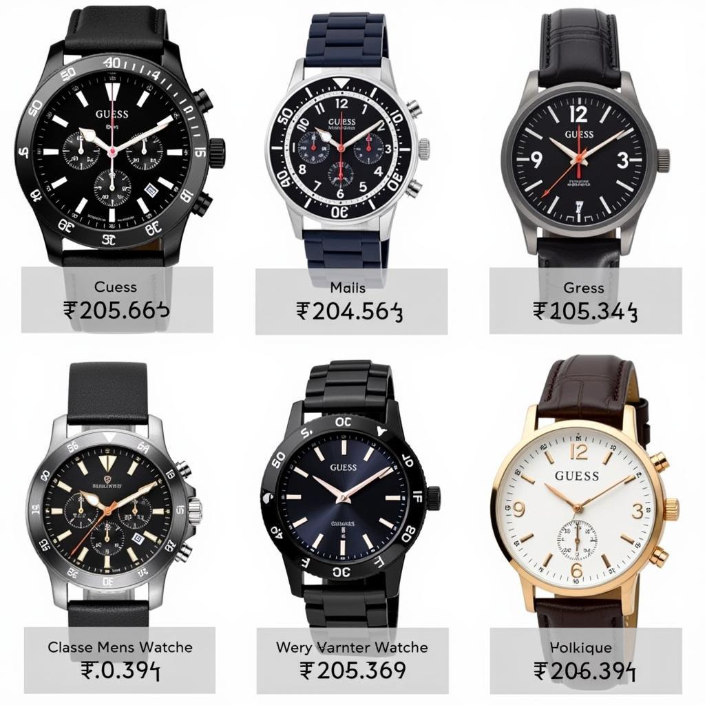 Guess Men's Watches Price Range in Pakistan