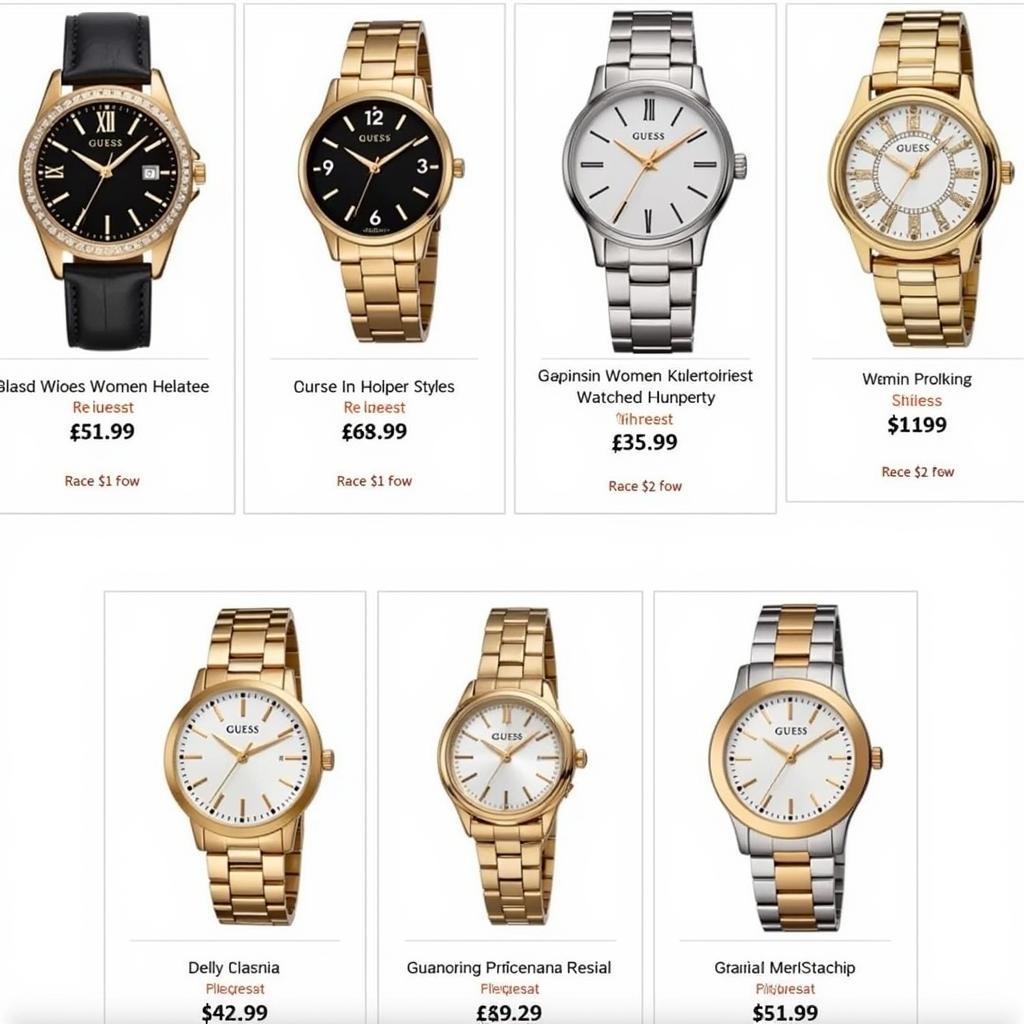 Guess Women's Watches Price Range in Pakistan