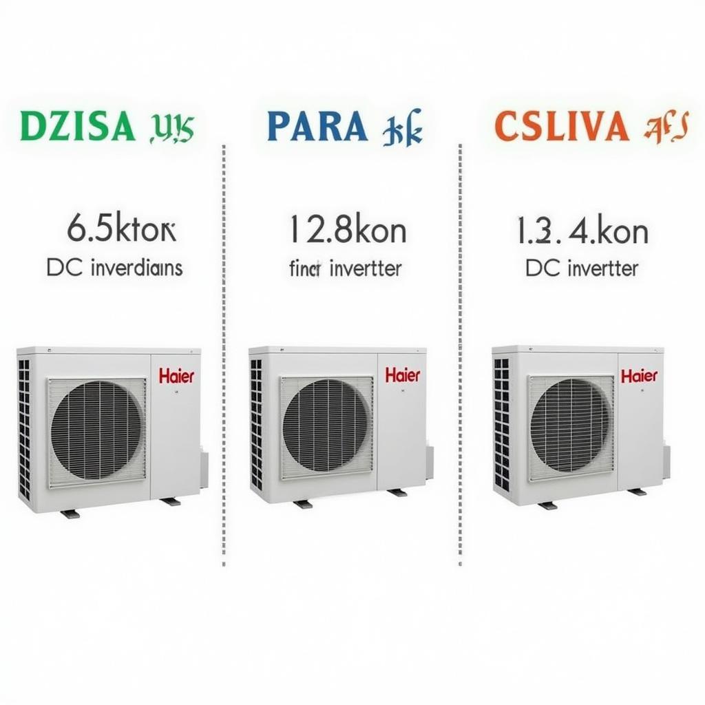 Haier 1.5 Ton DC Inverter AC Models