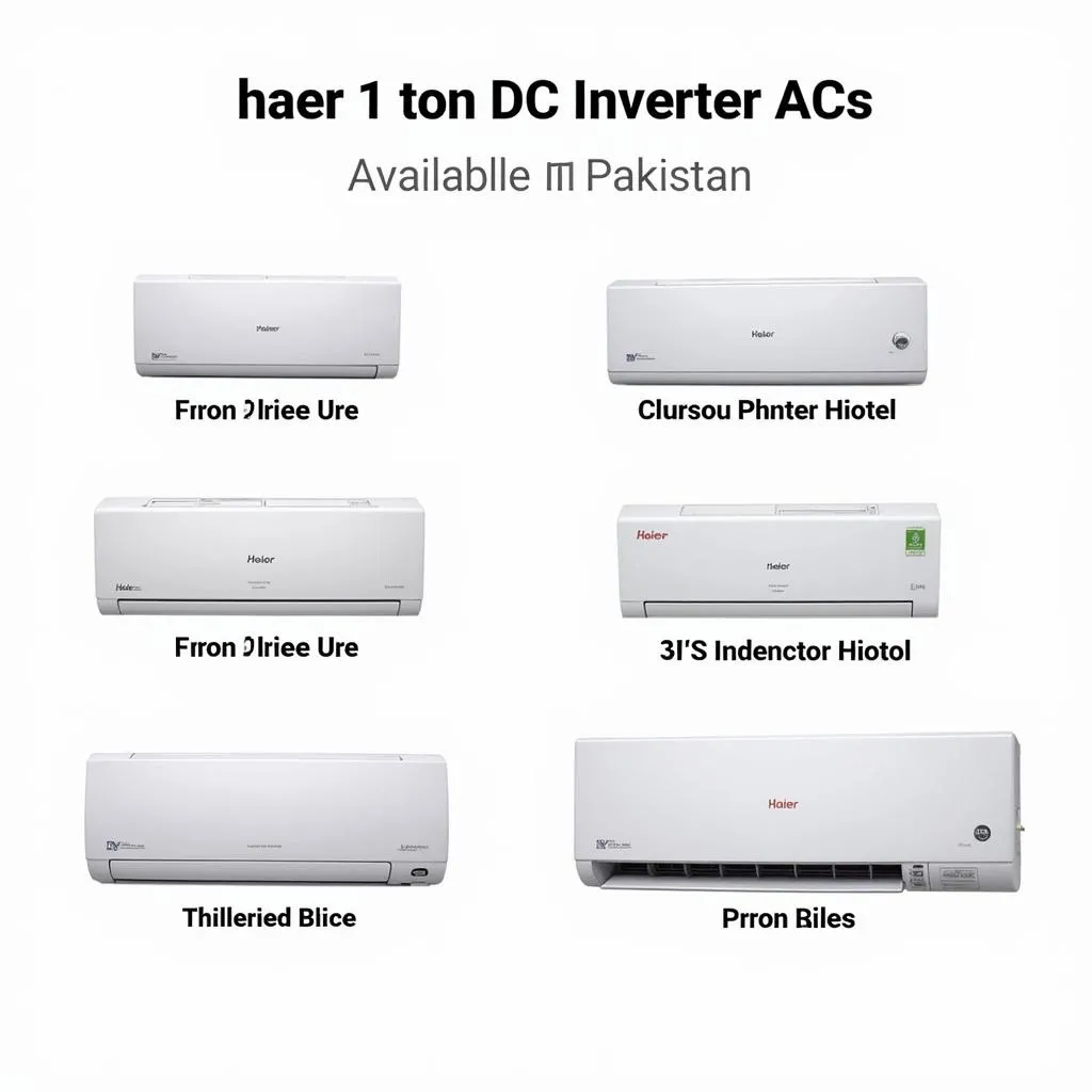 Haier 1 Ton DC Inverter AC Models