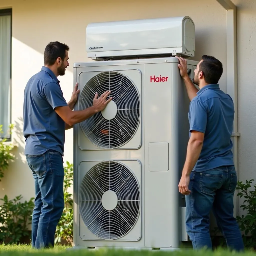  Haier AC Installation 